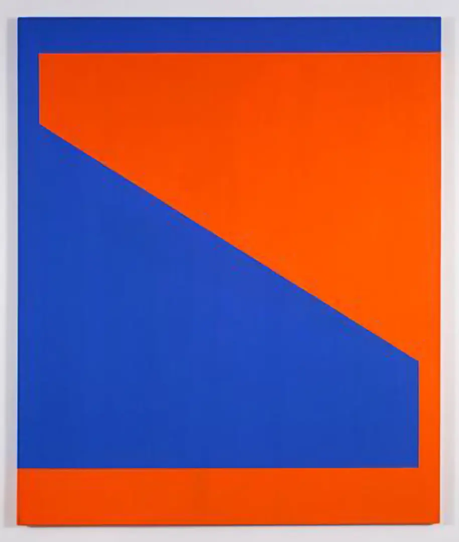Blue with orange 1984