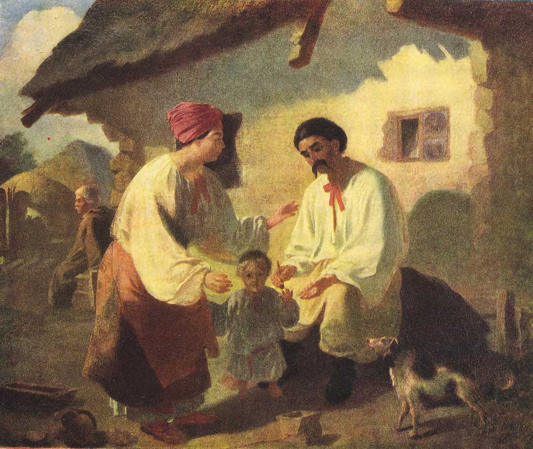Peasant family 1843