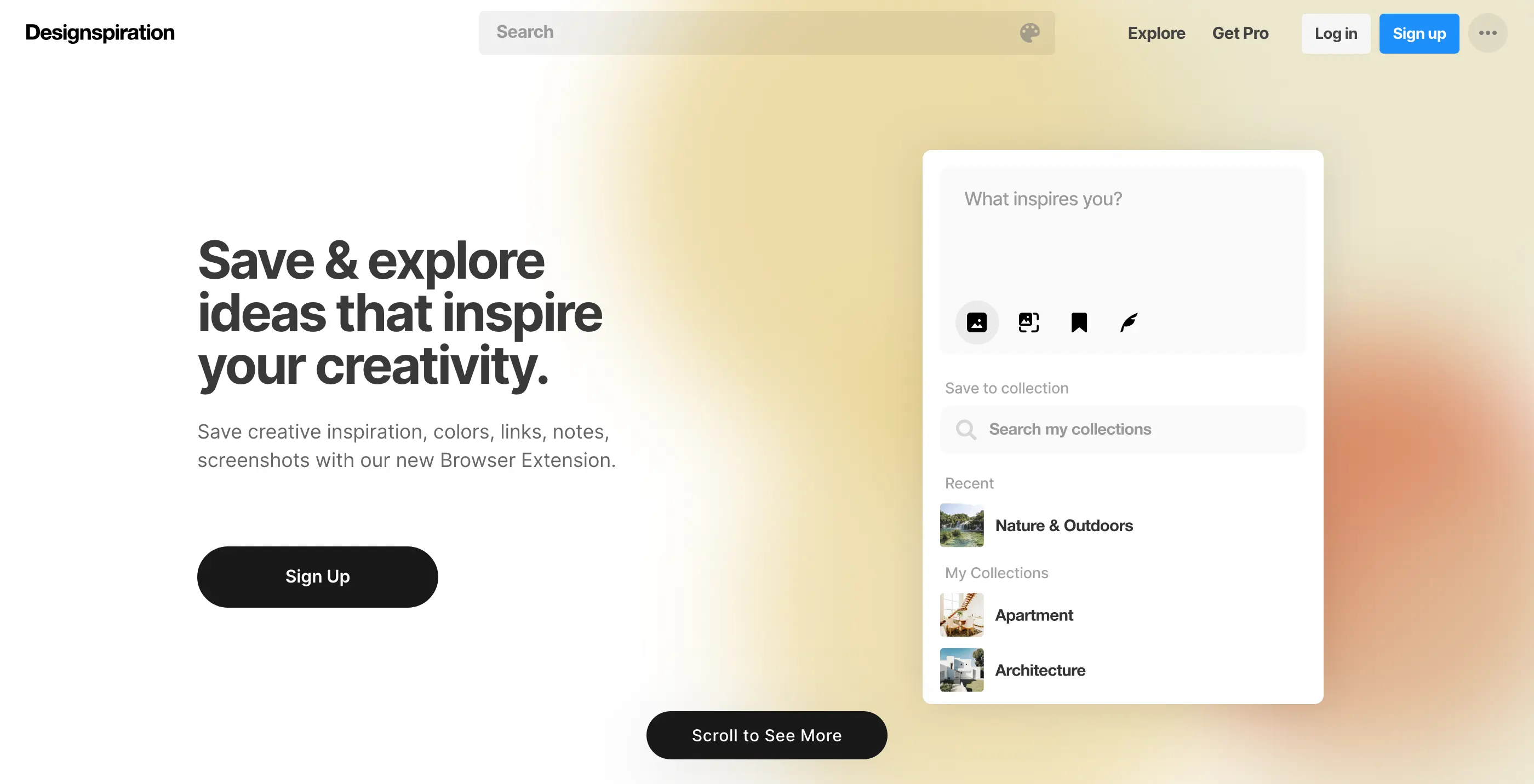 Скриншот: Designspiration
